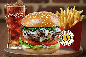 Mushroom Burger Meal